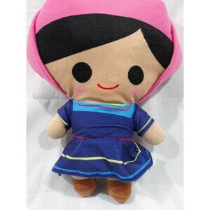 KIRA Mexico Lindo Girl 2016 10" Plush Stuffed doll blue dress pink hat